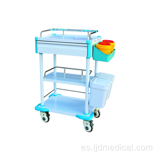 Carro para medicamentos de emergencia Carro médico ABS